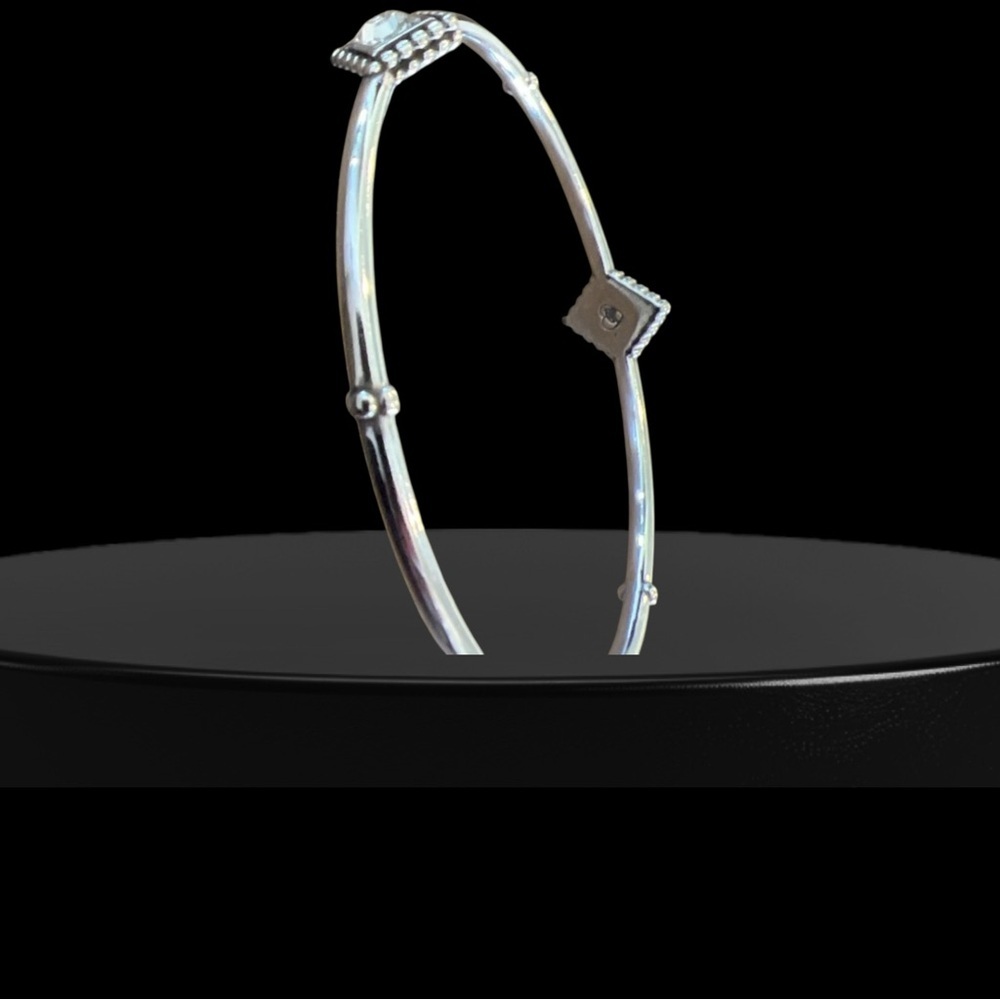 Brighton Twinkle Trio Square Bangle Bracelet Retired Item 1869 - Picture 4 of 5